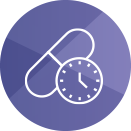 Pill Clock Circle