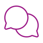 Conversation bubbles icon